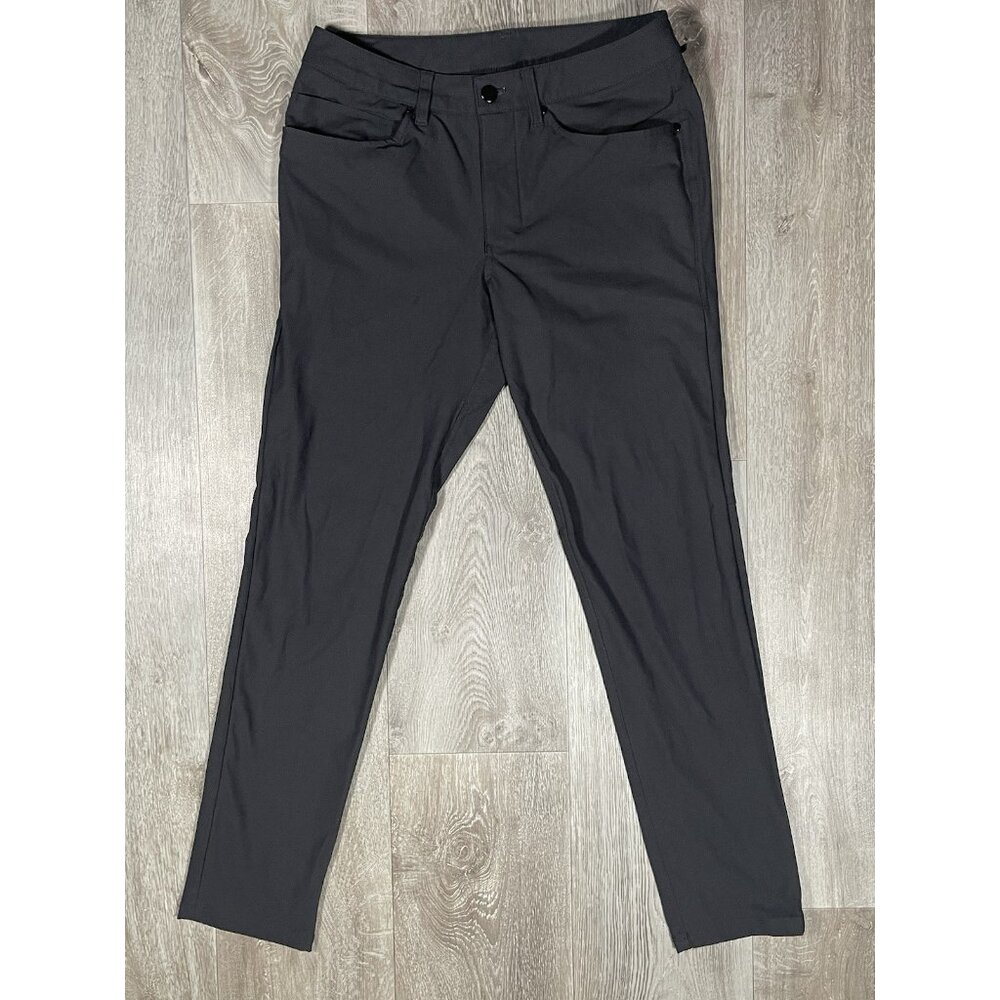 Lululemon ABC Black Warpstreme Slim Fit Pants - Men Size 30 X 29.5